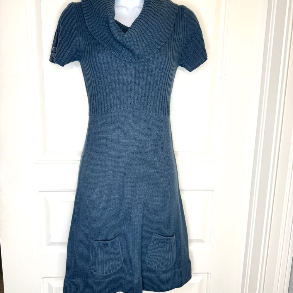 DEREK HEART Chambray color Bodycon Mini Dress Womens S - Picture 5 of 11